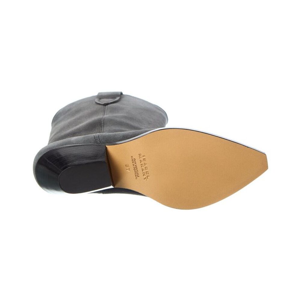 Isabel Marant Duerto Suede Cowboy Boot, Grey - Picture 4 of 5